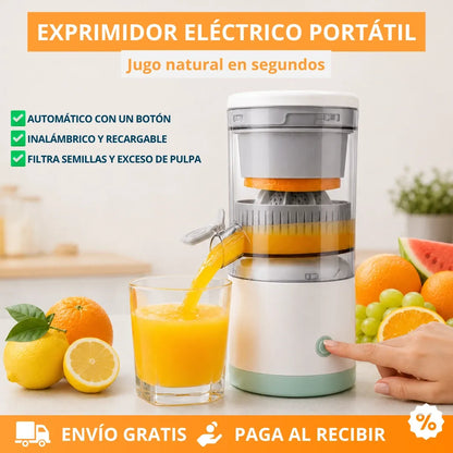 Exprimidor Eléctrico Portátil Recargable - Jugo Natural En Segundos