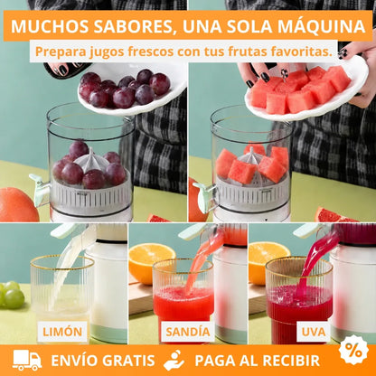 Exprimidor Eléctrico Portátil Recargable - Jugo Natural En Segundos
