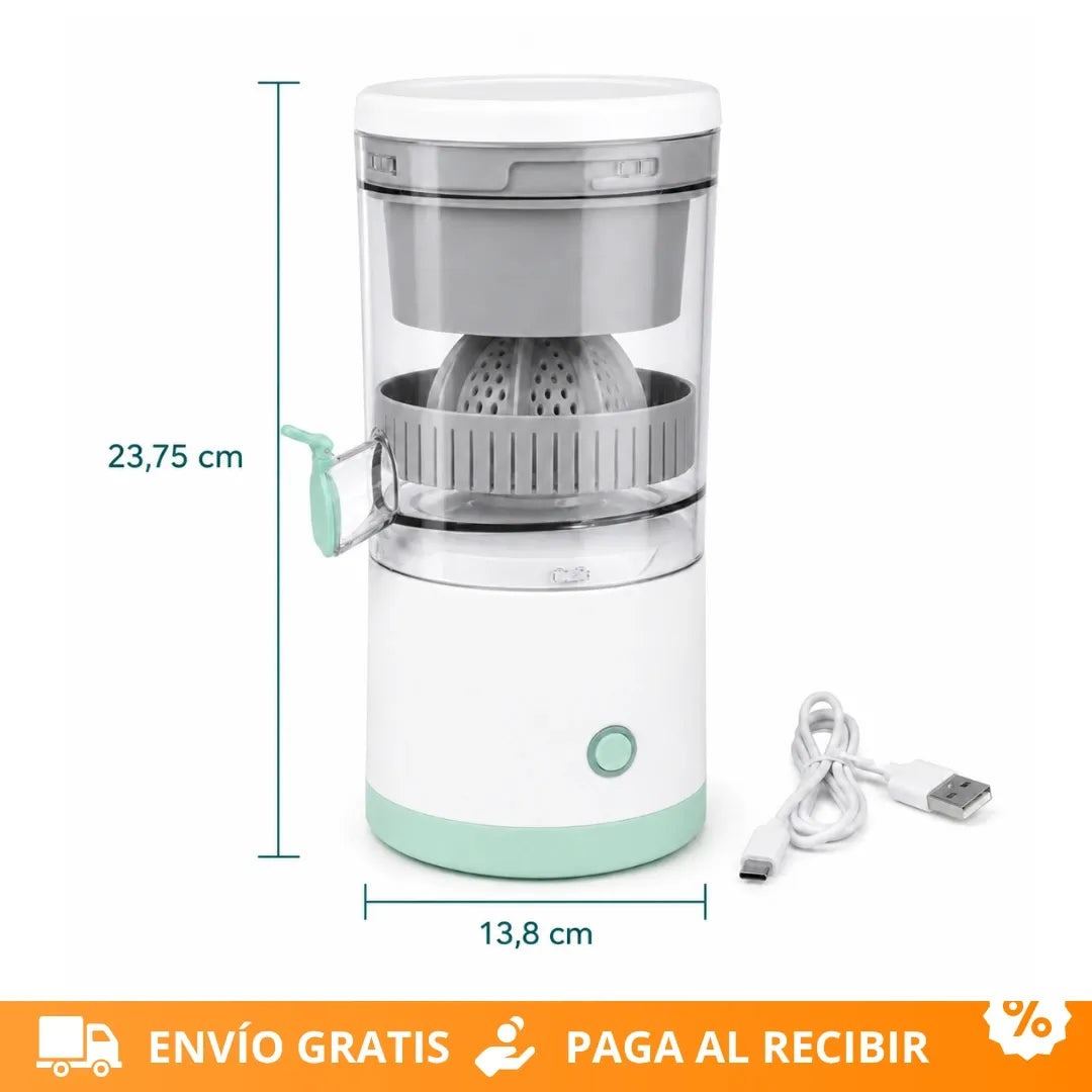 Exprimidor Eléctrico Portátil Recargable - Jugo Natural En Segundos