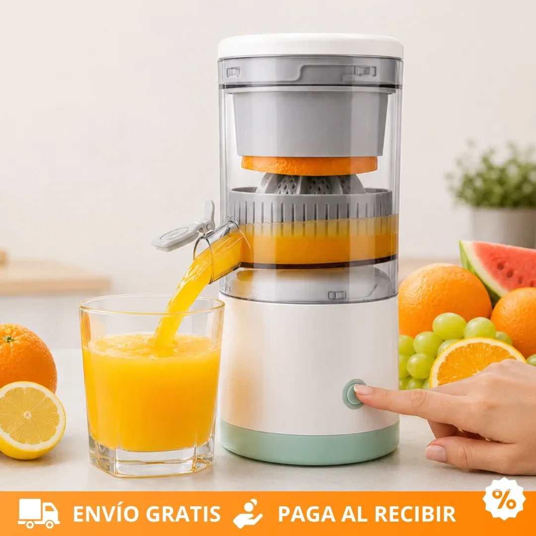 Exprimidor Eléctrico Portátil Recargable - Jugo Natural En Segundos